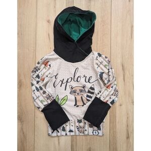 Boutique Style Explore Woods Theme Hoodie
